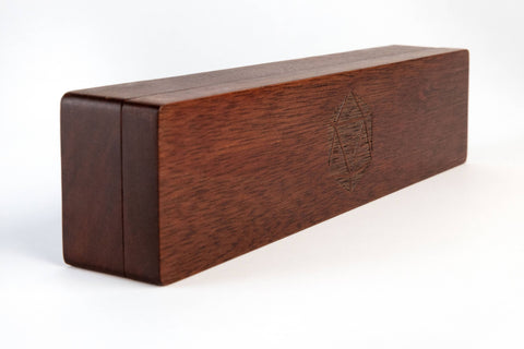 Wood Dice Case - Purple Heart