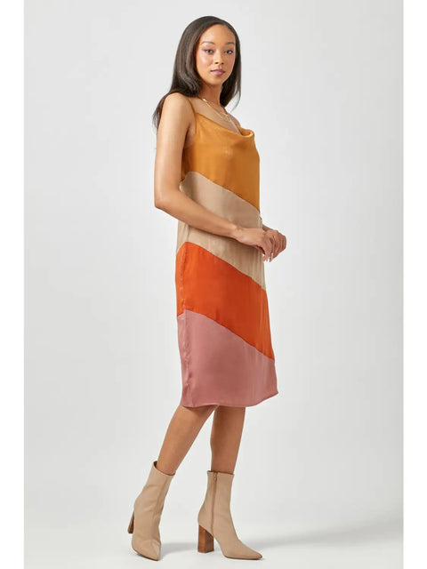 Dress - Color Blocked Slip