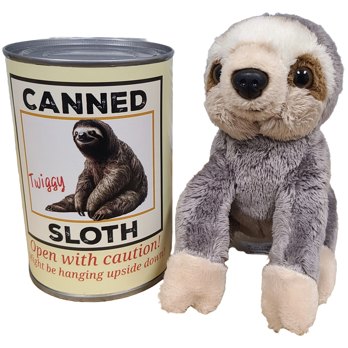 Stuffed Animal - Twiggy the Canned Sloth