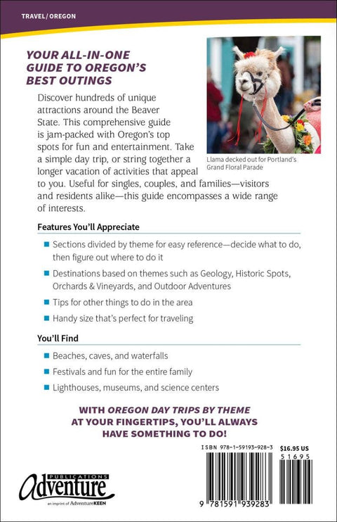 Book (Paperback) - Oregon Day Trips by Theme