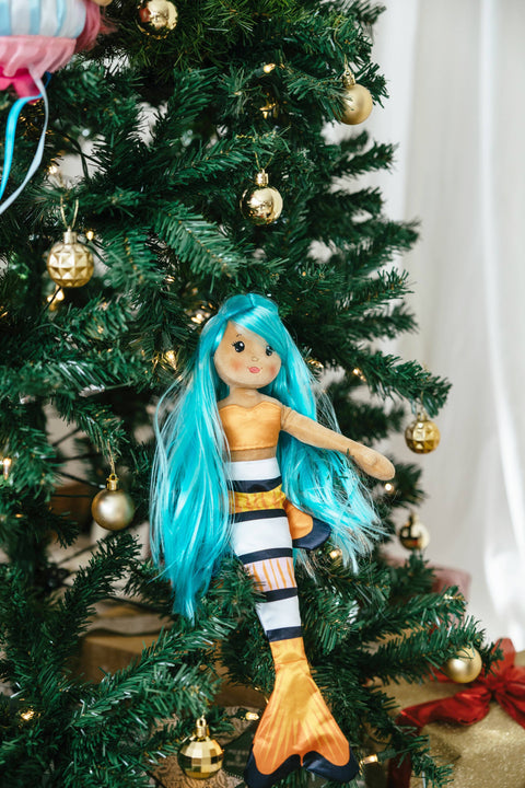 Stuffed Animal - Clownfish Mermaid