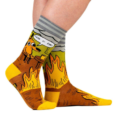 Crew Socks - This is Fine. Also, Not Fine.