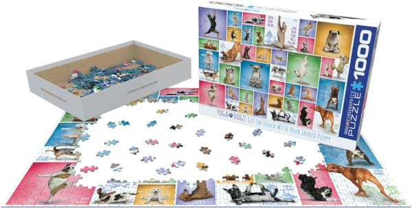 Puzzle - Yoga Dogs (1000pc)