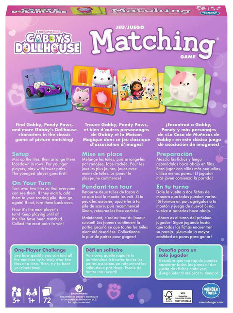 Matching Game - Gabby's Dollhouse