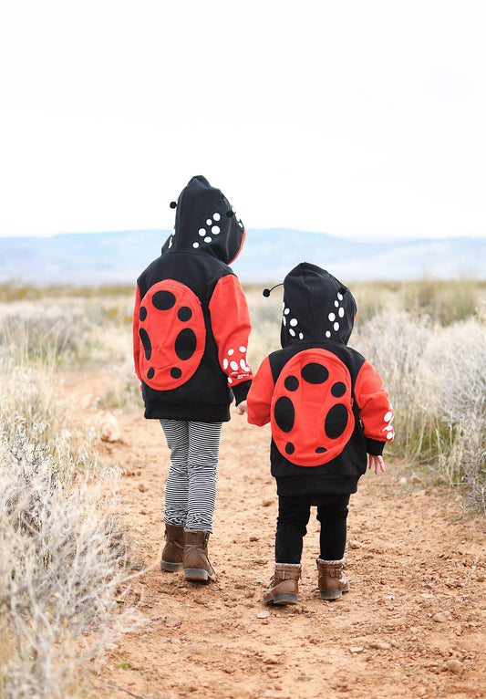 Backpack Hoodie - Ladybug