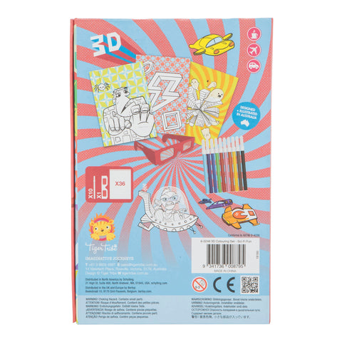 Activity Book - SciFi Fun 3D Coloring Set