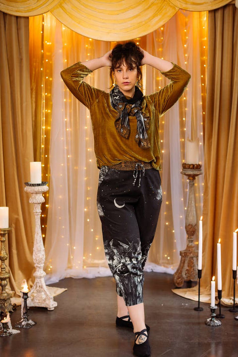 Artist Pant - The Guardians with Celestial Print & Angels