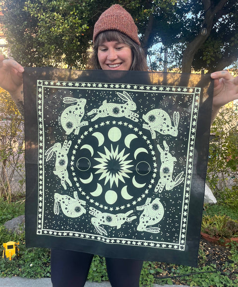 Bandana - Celestial Rabbits
