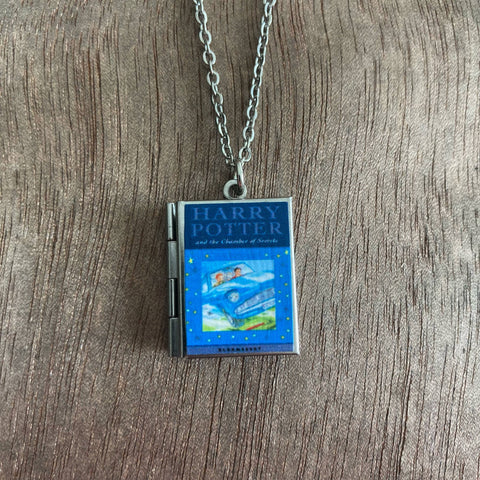 Necklace - Book Locket Harry Potter Book 2: Stainless Steel