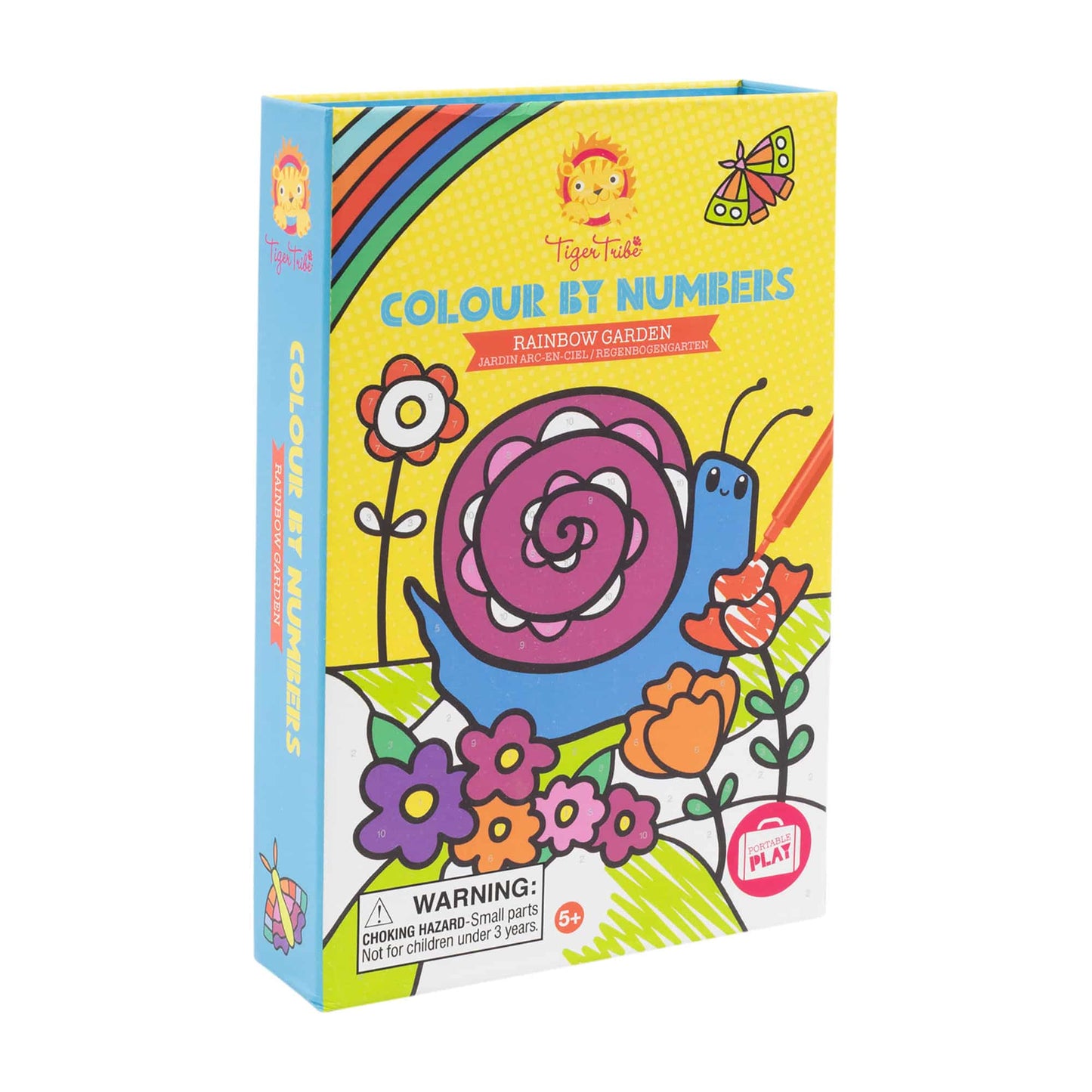 Coloring Set - Color by Number: Rainbow Garden