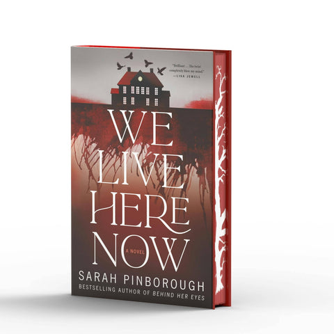 Book (Hardcover) - We Live Here Now: A Novel (Limited Stenciled Edge)