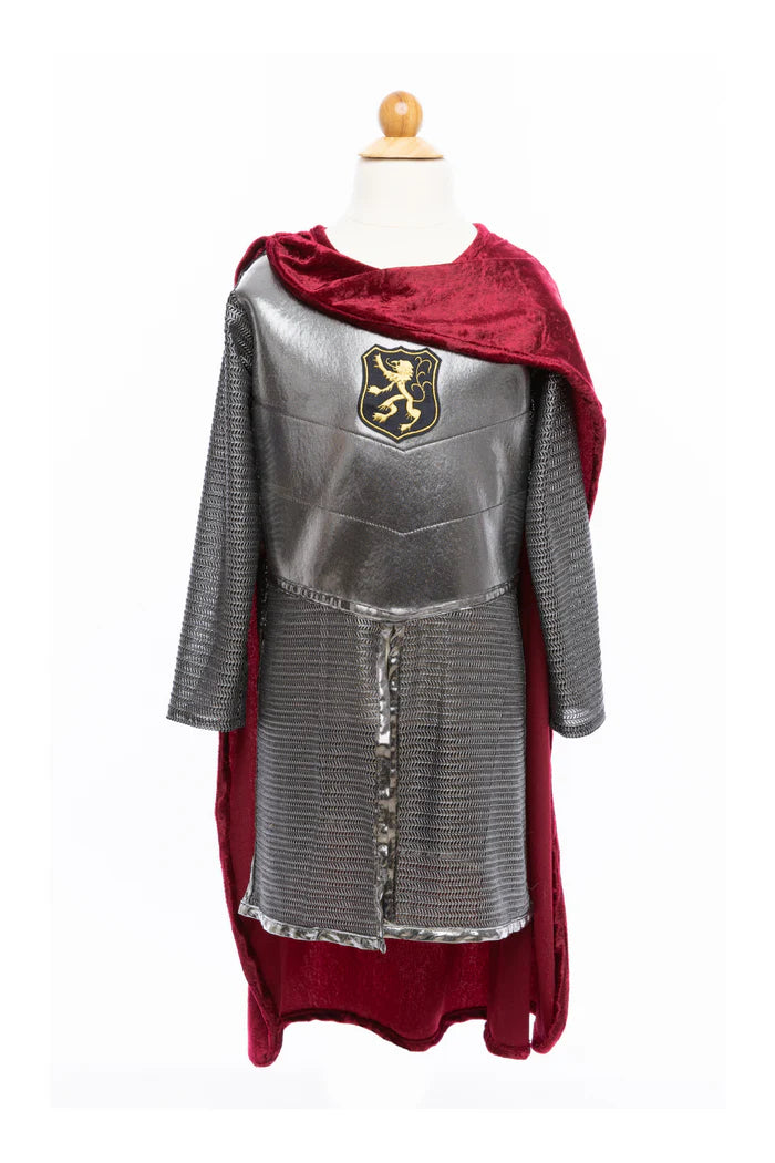 Dress Up - Silver Knight Tunic With Cape