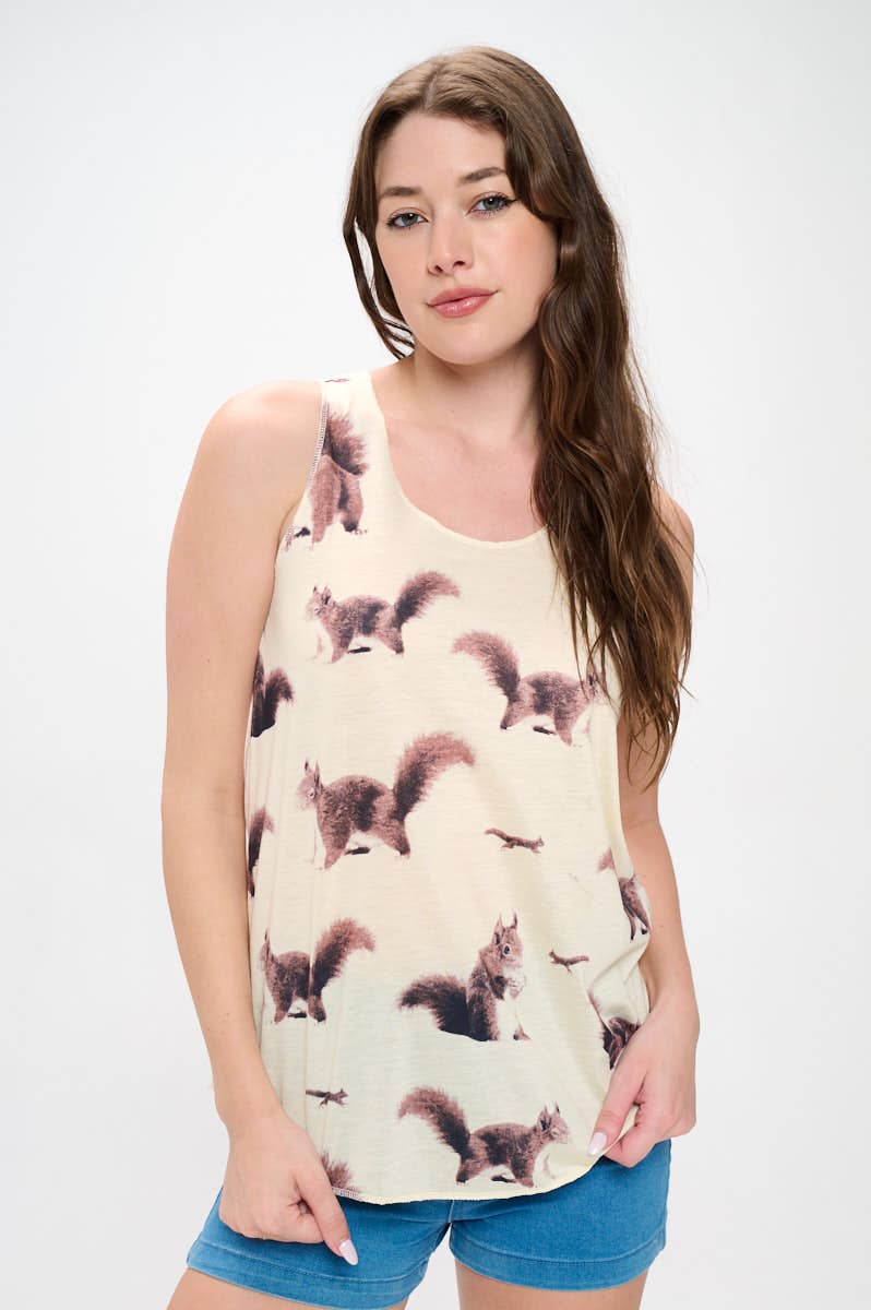 Tank Top - Squirrel