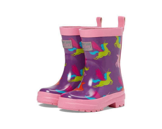Rainboots with Matching Socks - Pretty Pegasus