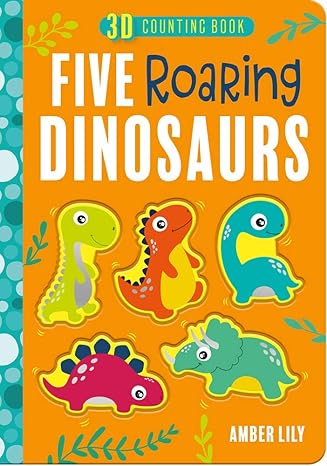 Book (Board) - Five Roaring Dinosaurs