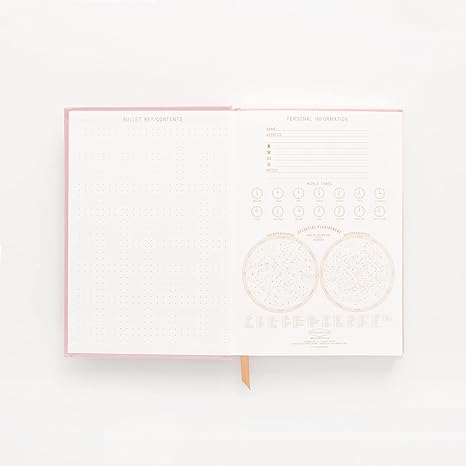 Journal (Hardcover) - Dusty Pink Radiant Rainbow