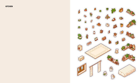Sticker Book - Cute 'n' Cozy Sticker Therapy