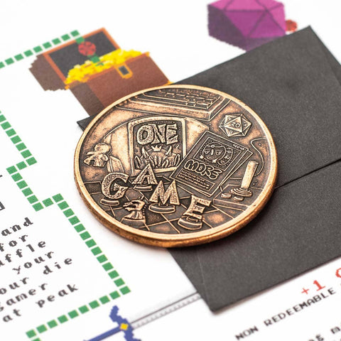 Decision Maker Coin - One More Game/Go to Bed