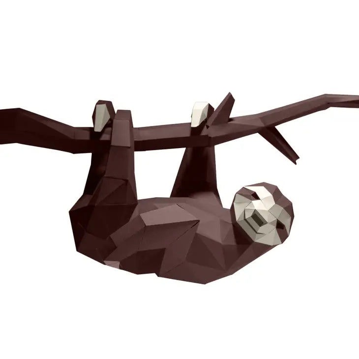 3D PaperCraft - Hanging Sloth Wall Art