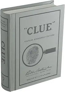 Game - Clue Vintage Bookshelf Edition