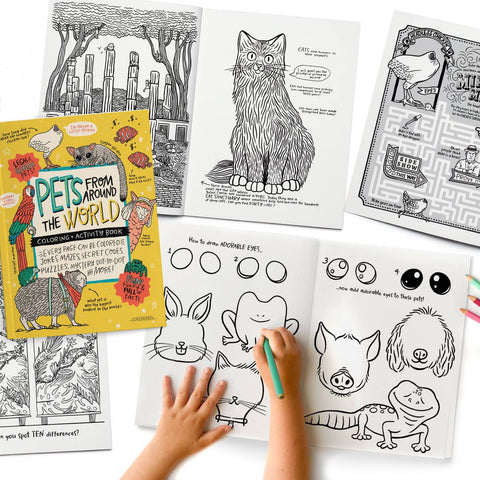 Coloring & Activity Book - Pets