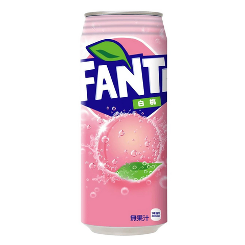 Beverage - Fanta White Peach Can 500ml (Japan)