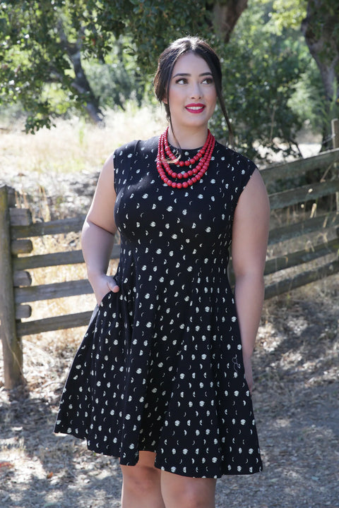 Mia Dress - Mond Print