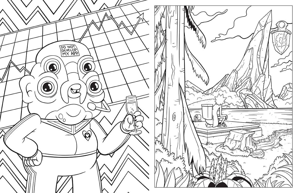 Coloring Book - Rick and Morty: Sometimes Science