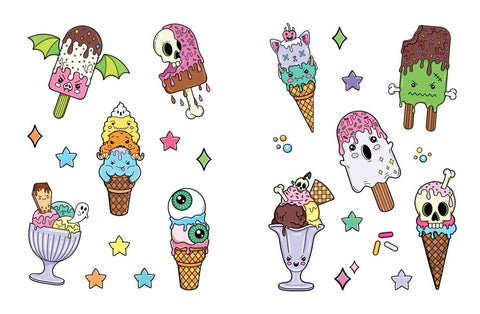 Sticker Book (Paperback) - Creepy Cute