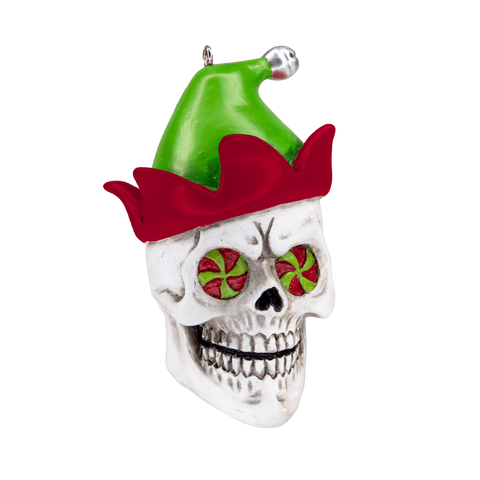 Ornament - Christmas Skull