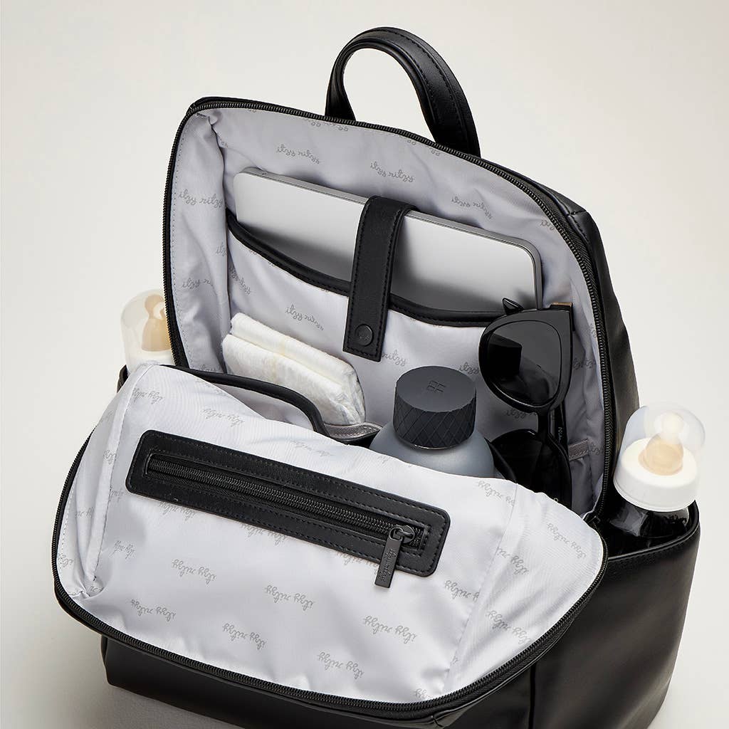 Backpack Diaper Bag - Eras Bag: Black