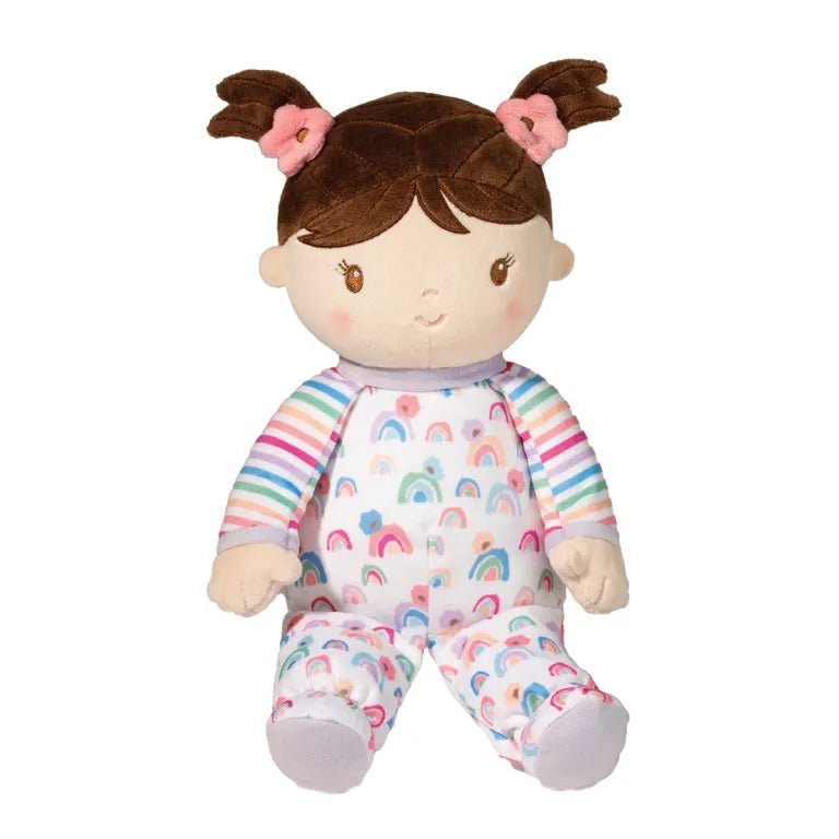 Stuffed Doll - Isabelle Rainbow Stripe