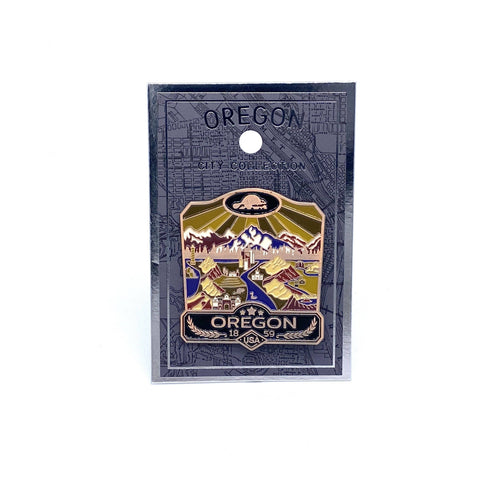 Enamel Pin - Oregon (Large)