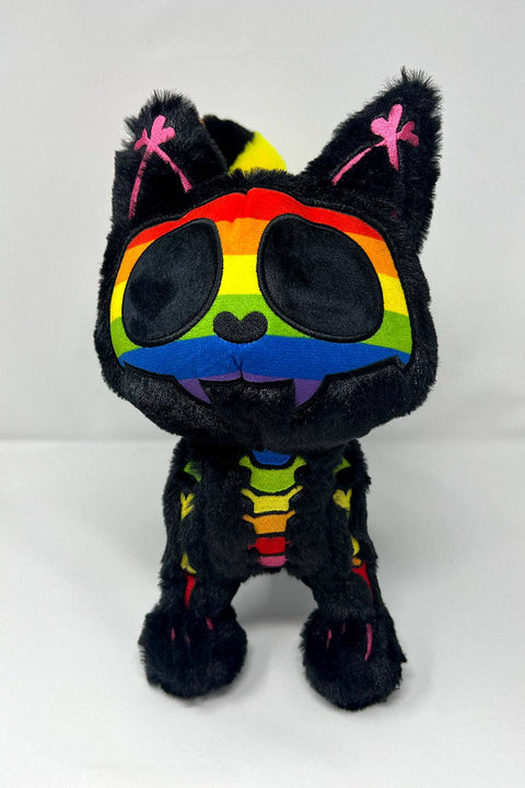 Stuffed Animal - Rainbow Skelekitty