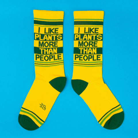 Socks - I Like Plants More Than People
