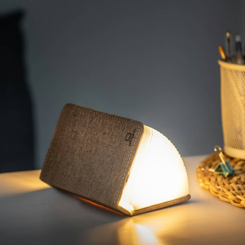 Smart Light - Linen Fabric Smart Book Light: Urban gray / Large