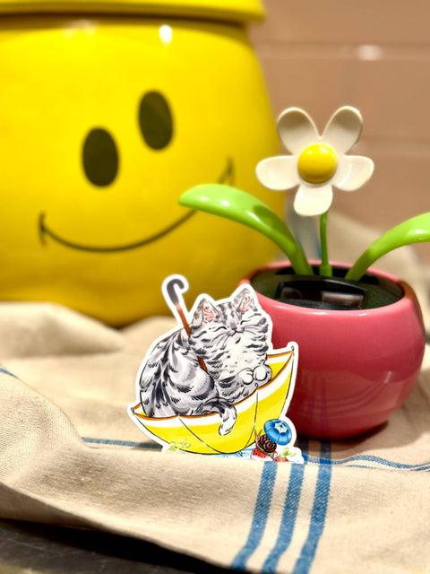 Sticker - Welcome Rain Cat