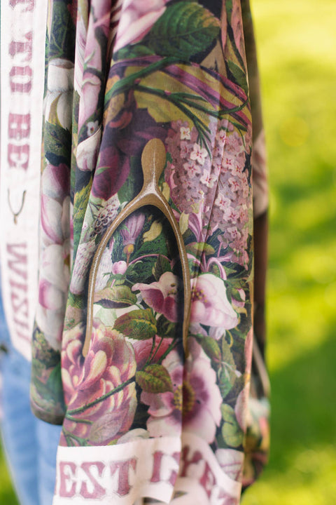 Pixie Duster Cropped Kimono - A Wish w/ Wishbone Dandelion