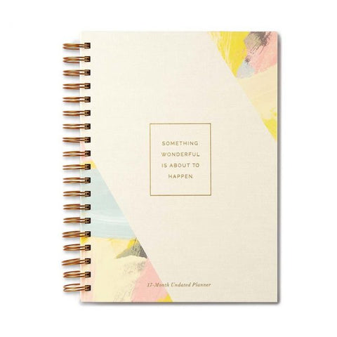 Planner (17 Months) - Something Wonderful Is About To Happen