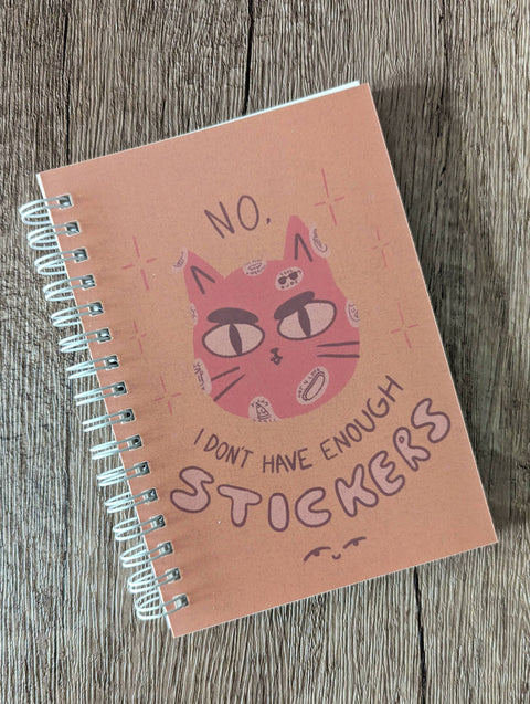 Reusable Sticker Book - Not Enough Stickers (50 Pages)