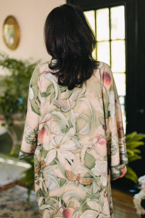 Opera Duster Kimono - Fleur De Soleil w/ Florals