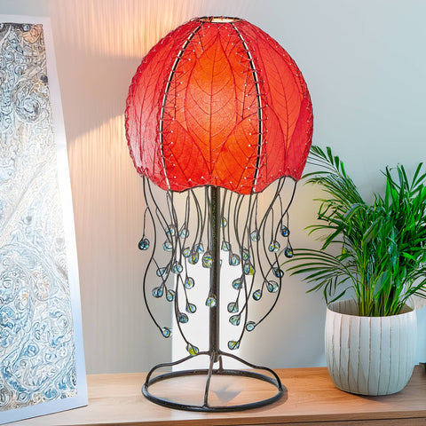 Table Lamp - Jellyfish Red