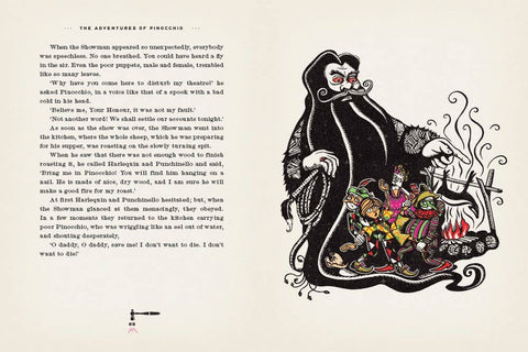 Book (Hardcover) - Adventures of Pinocchio: MinaLima Edition