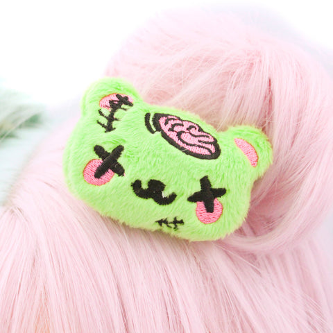 Hair Clip - Kawaii Zombie Dead Bear
