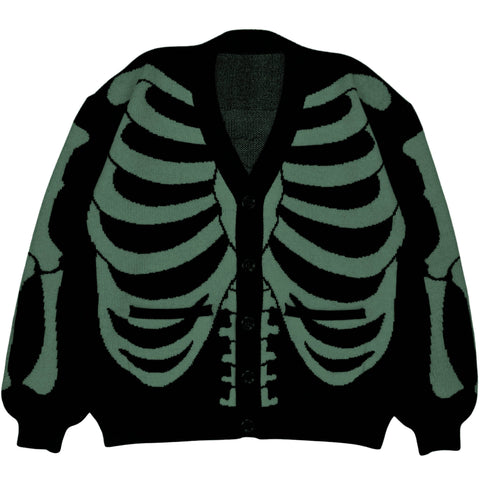 Cardigan - Spooky Scary Skeleton