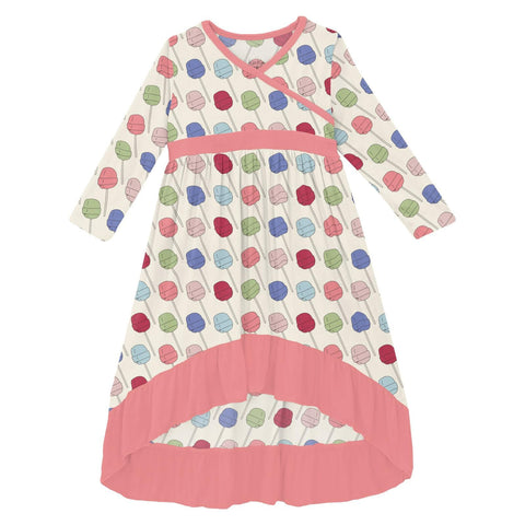 HiLo Maxi Dress (Long Sleeve) - Lula's Lollipops