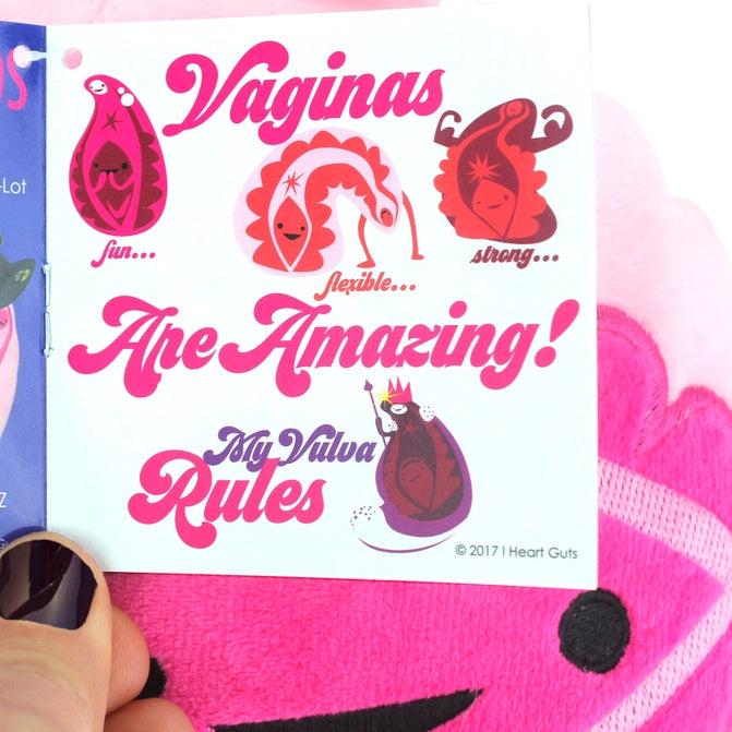 Plush - Vulva+Vagina Zip Pouch: Yay for the Va-Jay-Jay