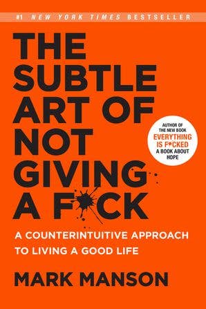 Book (Hardcover) - The Subtle Art of Not Giving a F*ck