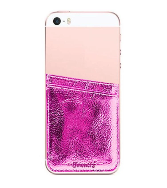 Phone Pocket - Holographic Hot Pink