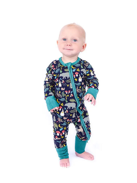 Footie (Convertible) - Night Forest